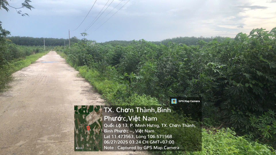 Bán đất 38412.82m² ngang 153m giá 18 tỷ Phường Minh Hưng