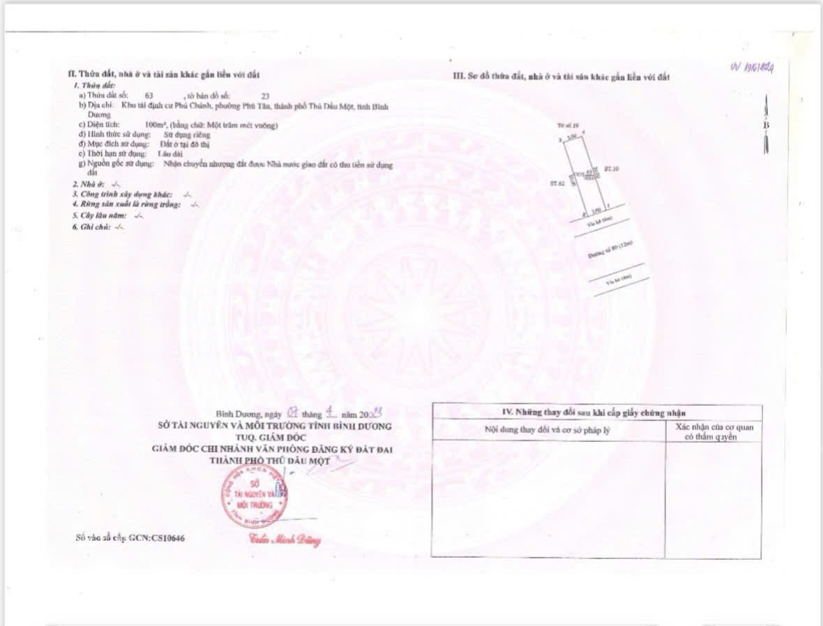 Chính Chủ Bán Gấp Lô Đất Mặt Tiền Đường Số 80 Giá Tốt