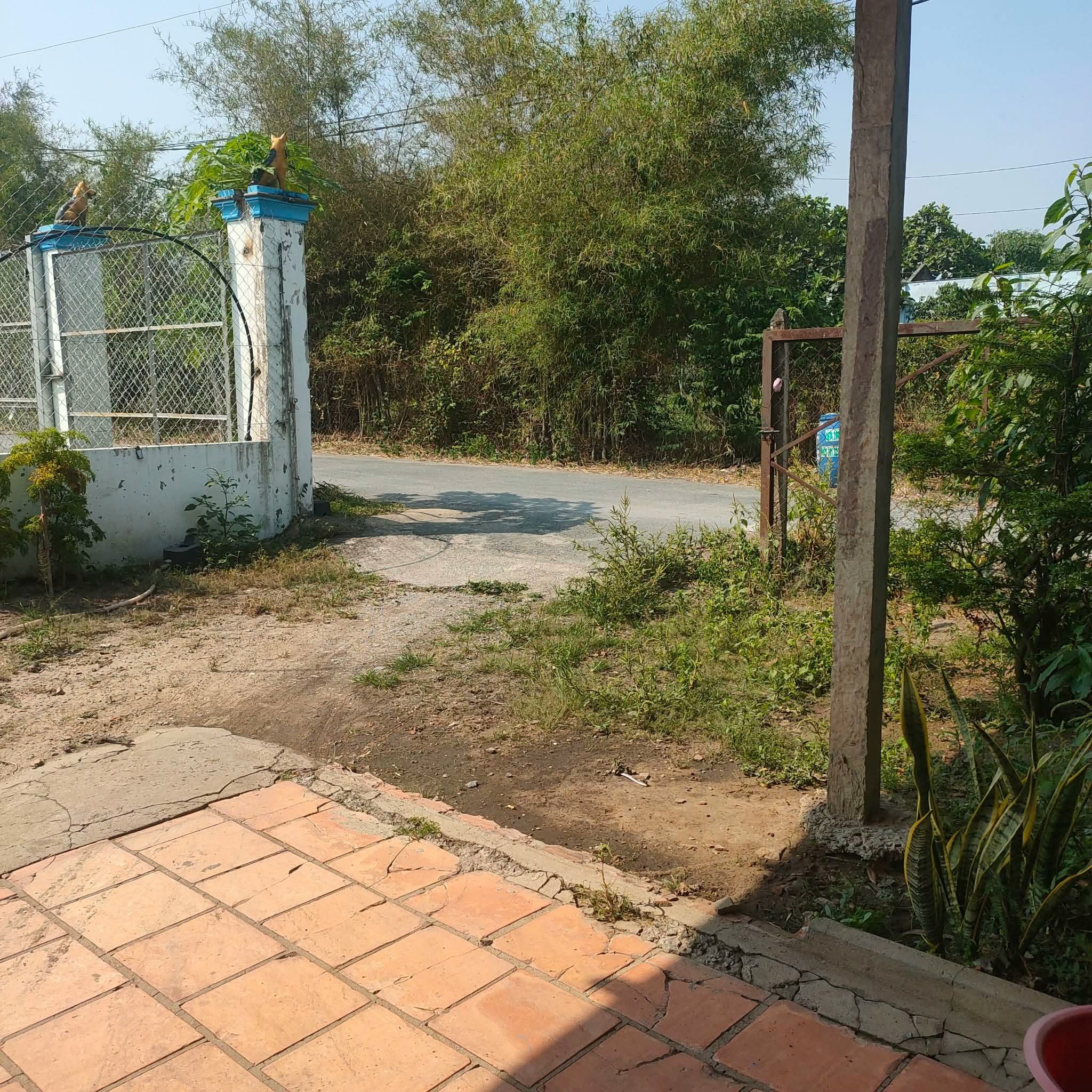 Bán nhà vườn Góc 2MT đường Sông Lu 2 trung tâm xã Hòa Phú Củ Chi TPHCM, DT: 2000m2.