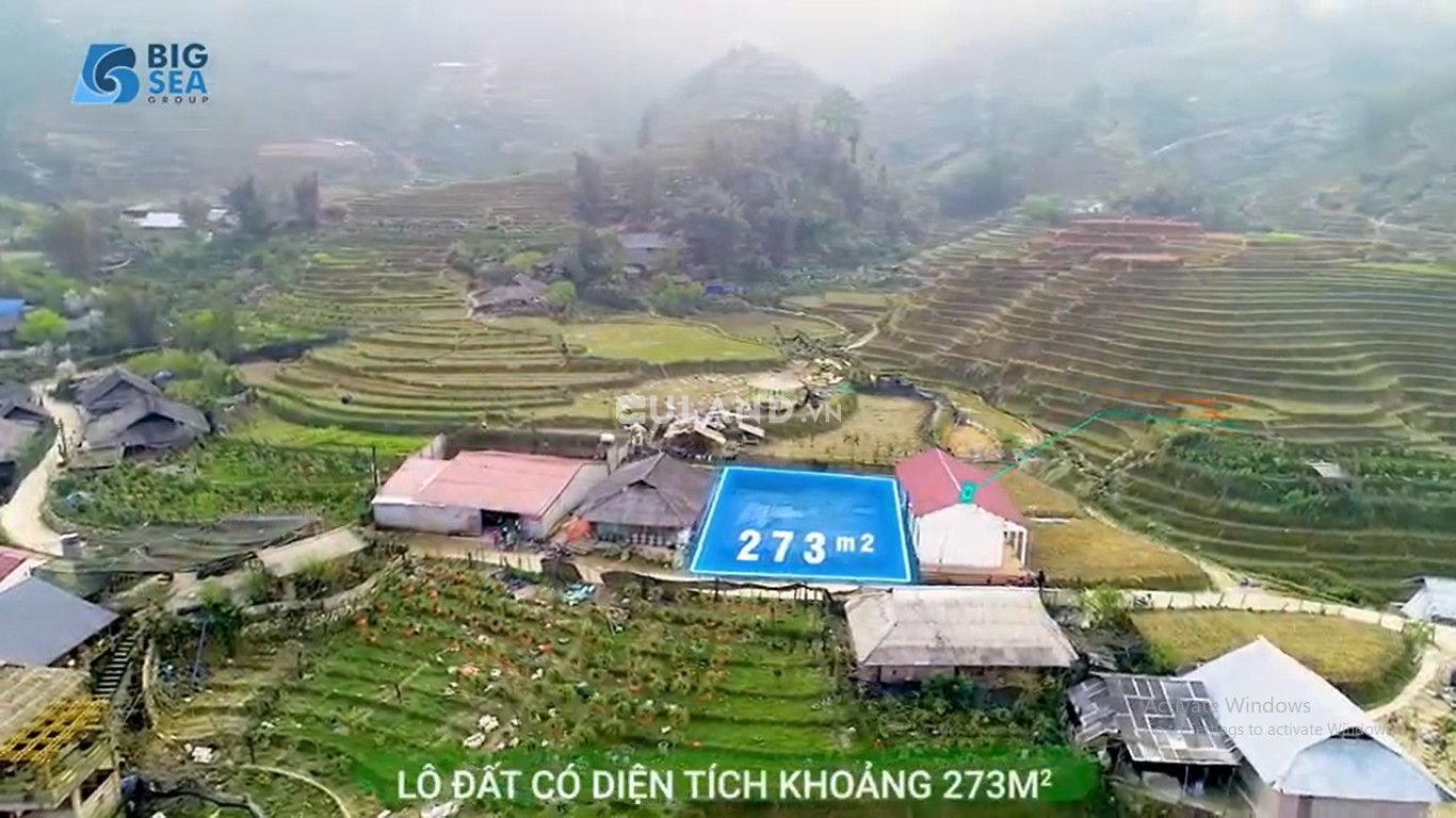 Bán mảnh đất view ruộng bậc thang tại Y Tý SaPa