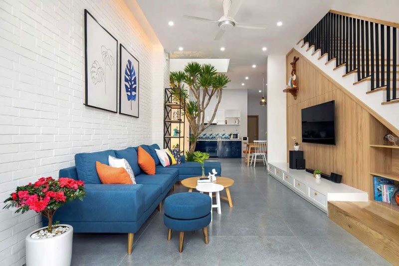 Ngôi nhà riêng 4 tầng, 3PN – 3WC, tọa lạc tại MT P. 5, Quận 8, TP.HCM, diện tích 48m2.