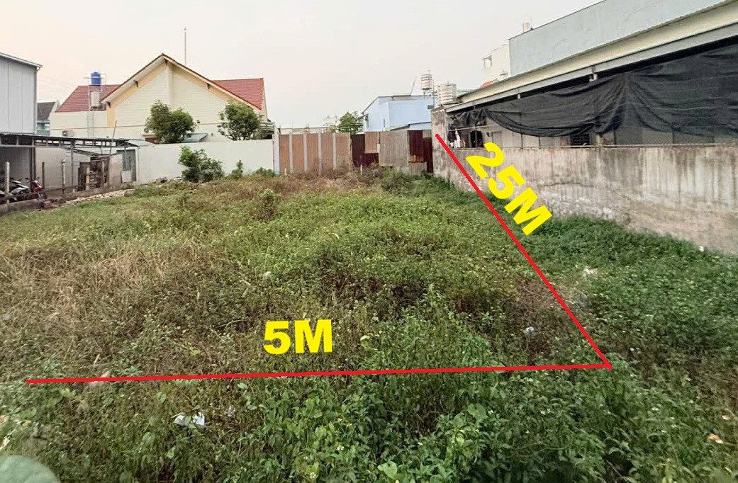 Bán lô đất 5x25m đường Tân Chánh Hiệp 10, Q12. Đường hẻm xe tải, đất sạch có sổ hồng, xây nhà ngay