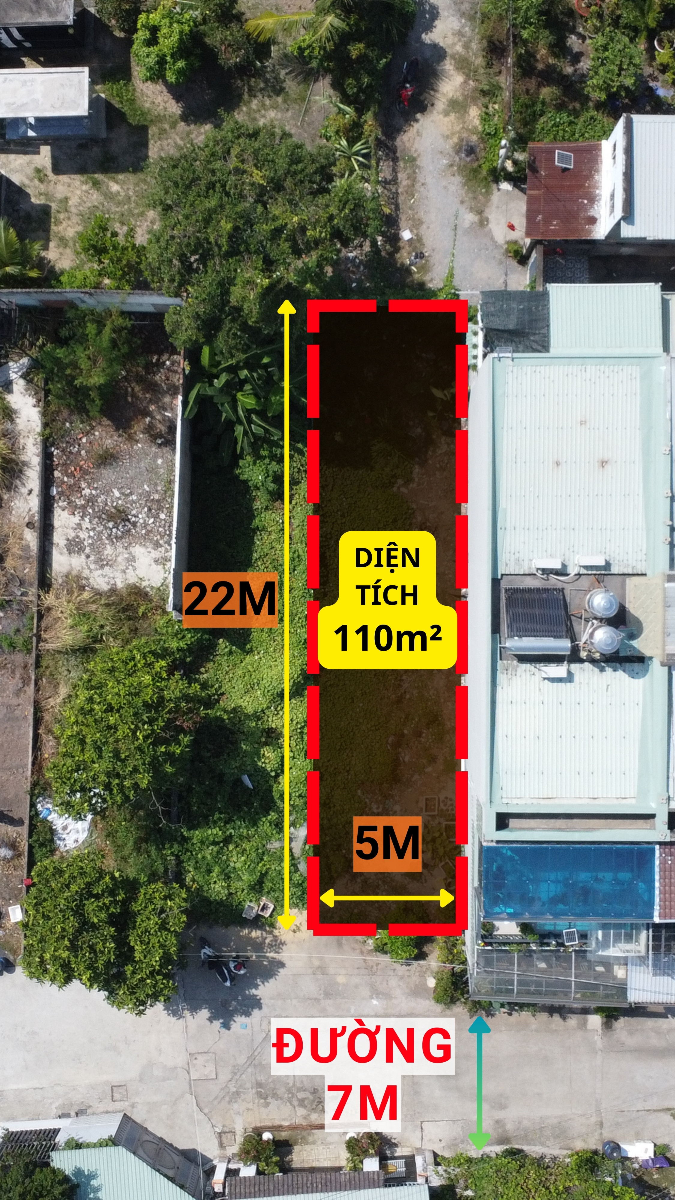 Đất cách 50m ra Tân Hiệp 4 Hóc Môn, 5x22m, giá 3.2 tỷ