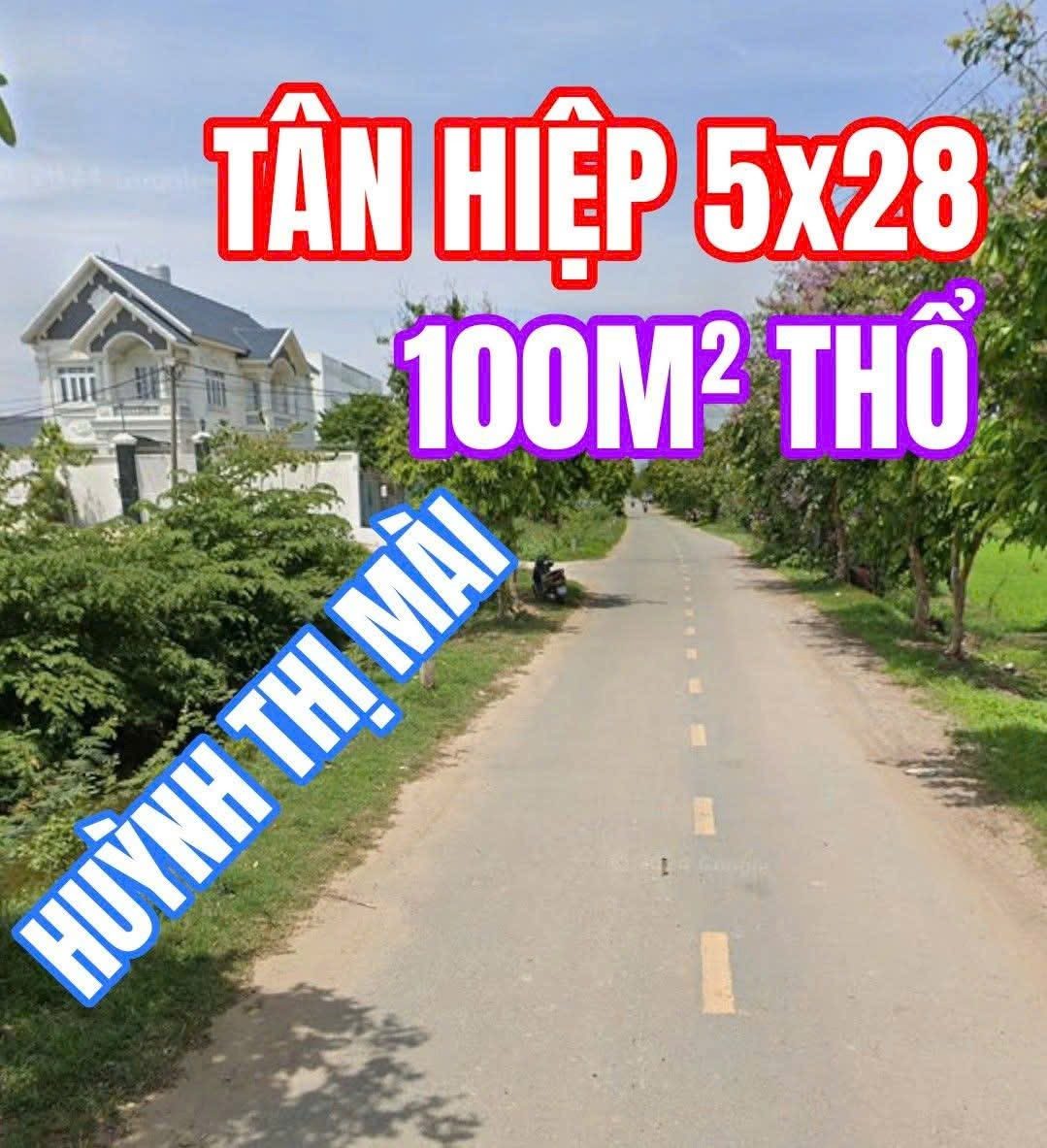 🟥Bán đất 140m² có sẵn 100m² thổ cư ngang 5m giá 3.5 tỷ Đường Tân Hiệp Xã Hóc Môn
