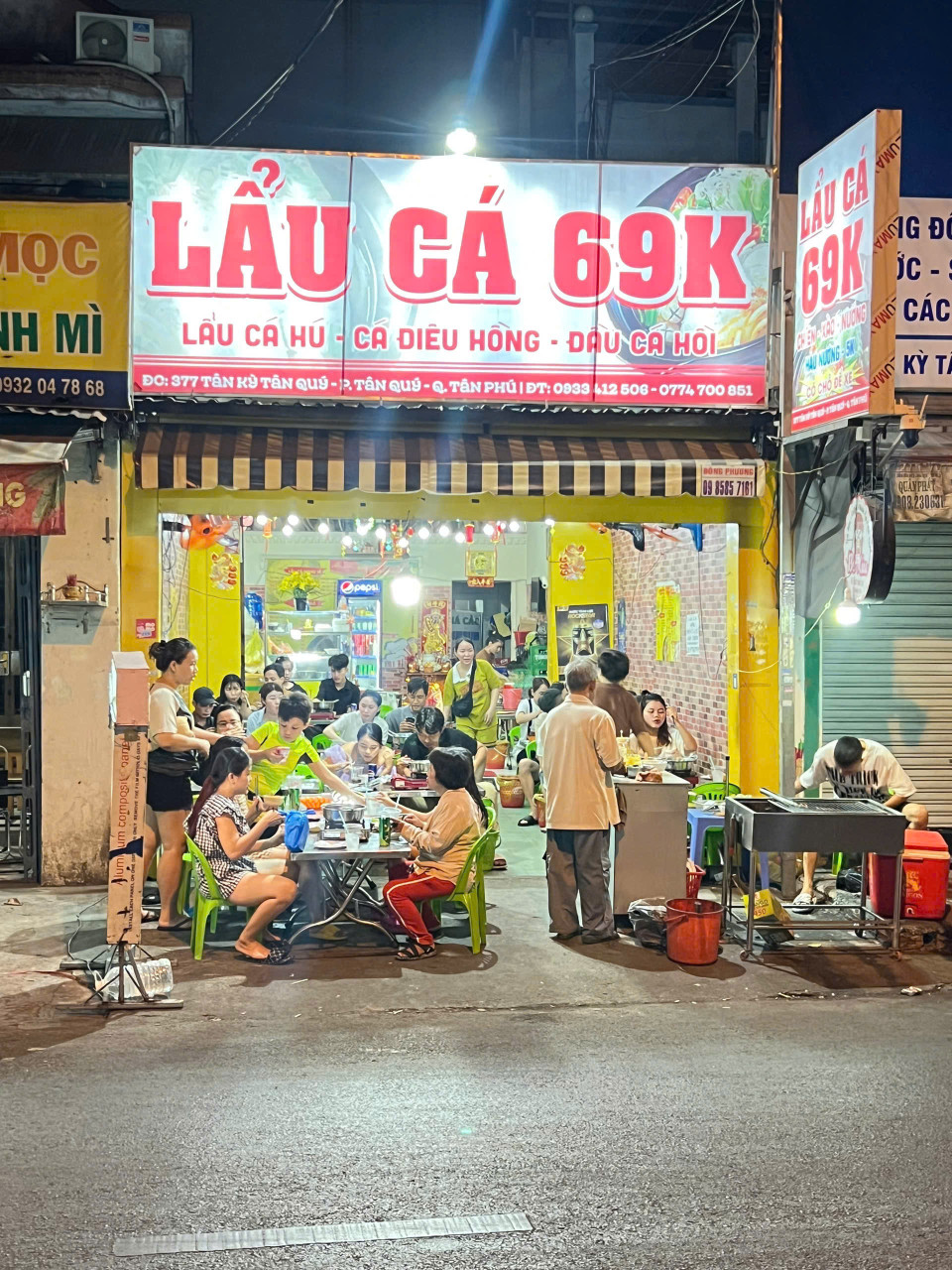 Sang Quán Lẩu 69K đang hoạt động(2 năm) lượng khách ổn định vào Kinh doanh ngay.