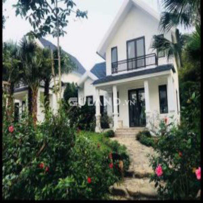 Bán biệt thự nghỉ dưỡng diện tích sổ đỏ lâu dài tại Resort Rose Yên Bài, Ba Vì