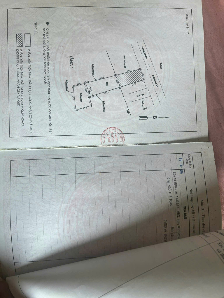 Nhà (5.2x30) Mặt Tiền Trương Thị Hoa (TTH 07), Quận 12 (Ngay trường Nguyễn Hiền)