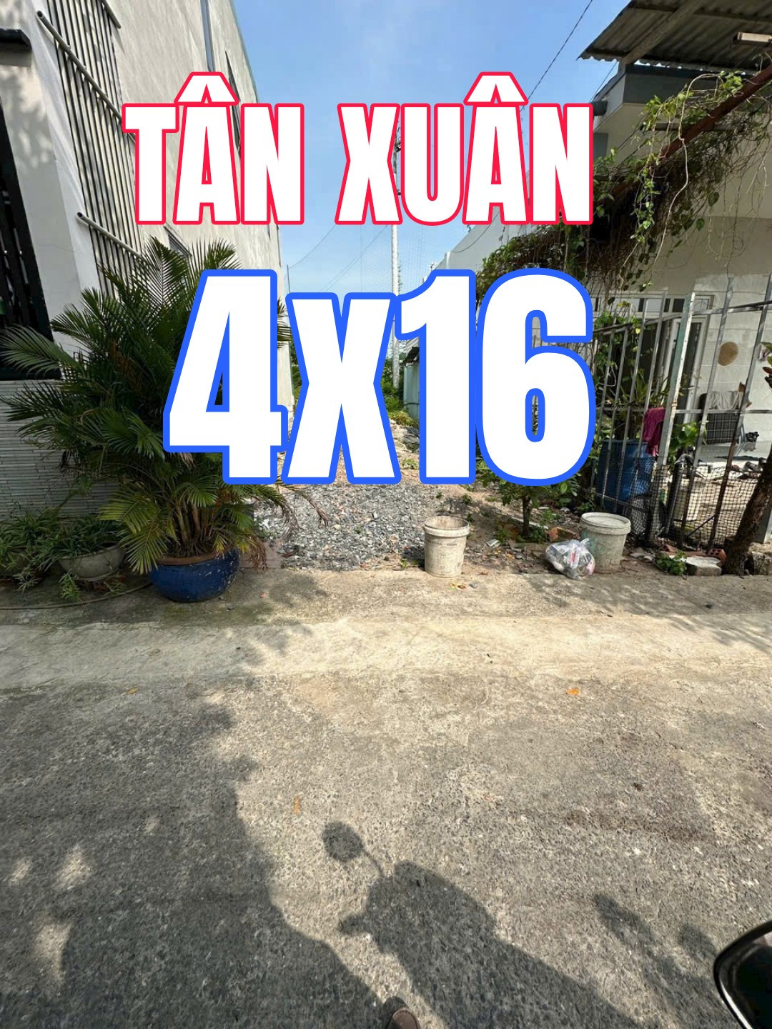 🟥Bán đất 54m² full thổ cư ngang 4m giá 2.6 tỷ tại Đường Tân Xuân Xã Hóc Môn