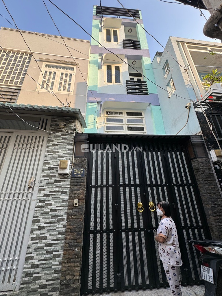 Bán nhà Tây Thạnh, Tân Phú, DT 25m2 x 5 tầng (3.1 x 8.6) Gía 3.99 Tỷ (còn bớt)