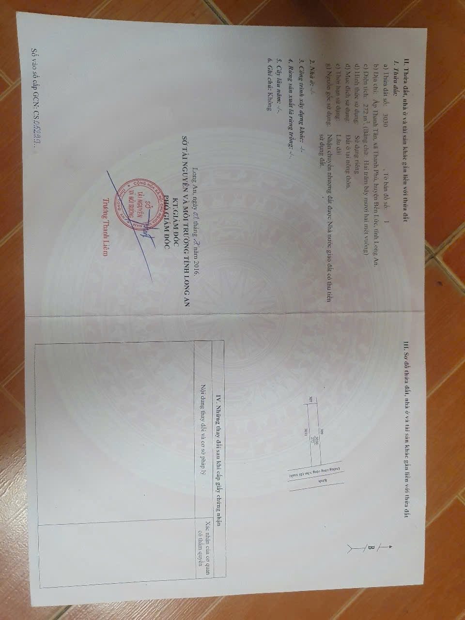 Bán nền thổ cư lộ nhựa thanh phú bến lức kế bên ecopank, bim thanh phú