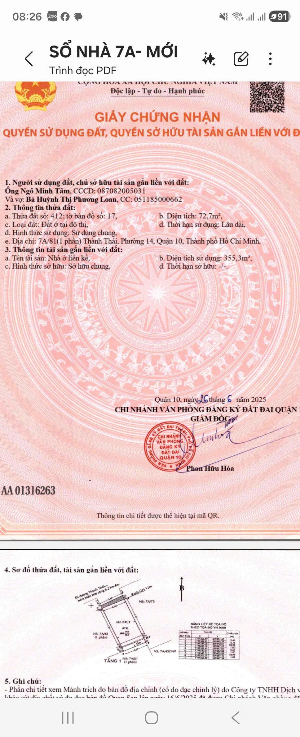 Bán nhà Hẻm Thành Thái, P.14, Q.10 – Giá 23,5 tỷ