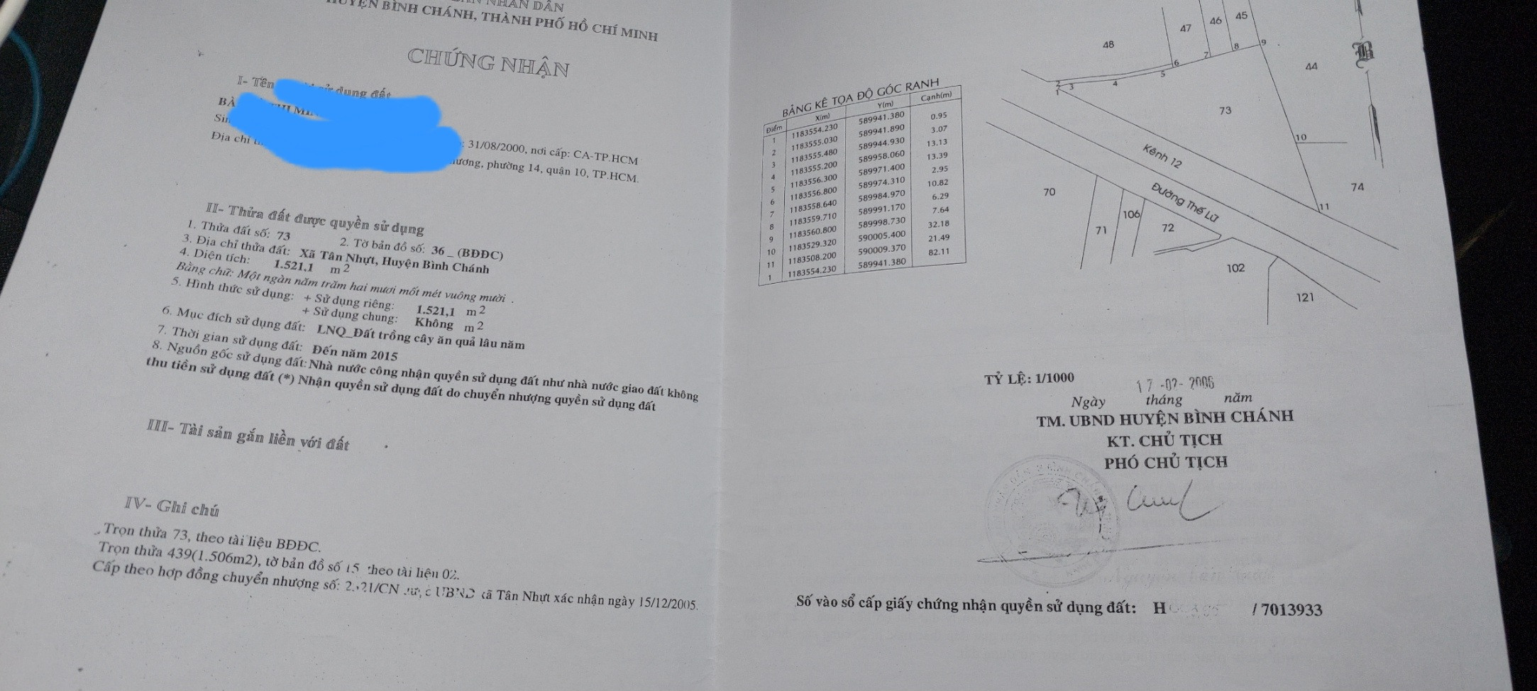 Bán đất 1021.1m² ngang 60m giá 18.5 tỷ tại Xã Tân Nhựt Huyện Bình Chánh