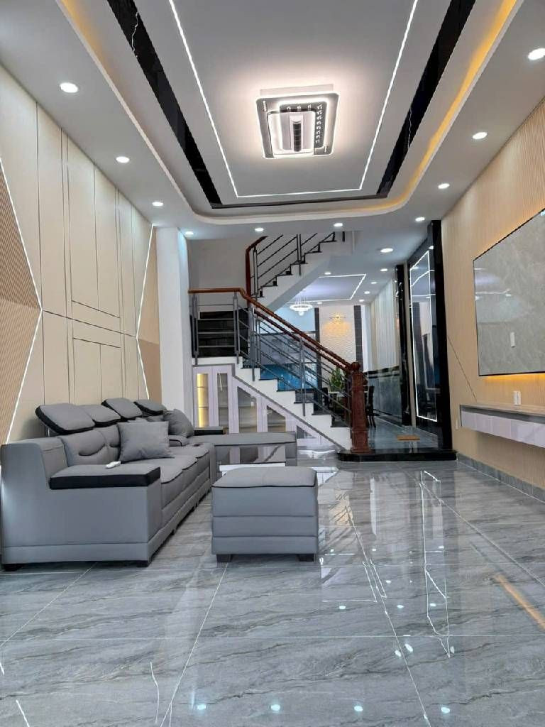 Bán nhà Thới An 16 Quận 12, 4x20m hẻm xe hơi, 3 tầng 4PN, nhà mới tặng nội thất