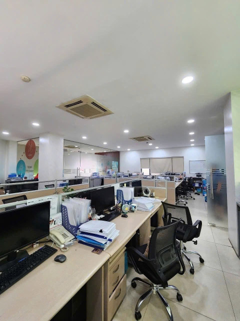 BÁN TOÀ NHÀ MẶT PHỐ THỌ THÁP, CẦU GIẤY - 208M² x 7T THANG MÁY CÓ HẦM - MT 15M - GIÁ 158 TỶ