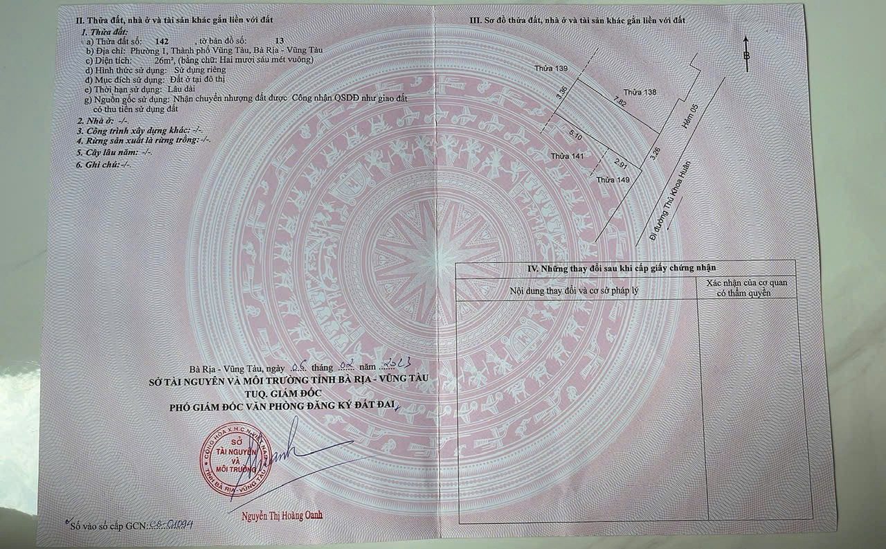BÁN NHÀ 1 TRỆT 1 LẦU MỚI ĐẸP THỦ KHOA HUÂN, GẦN BIỂN BÃI TRƯỚC CHỈ 2.9 TỶ