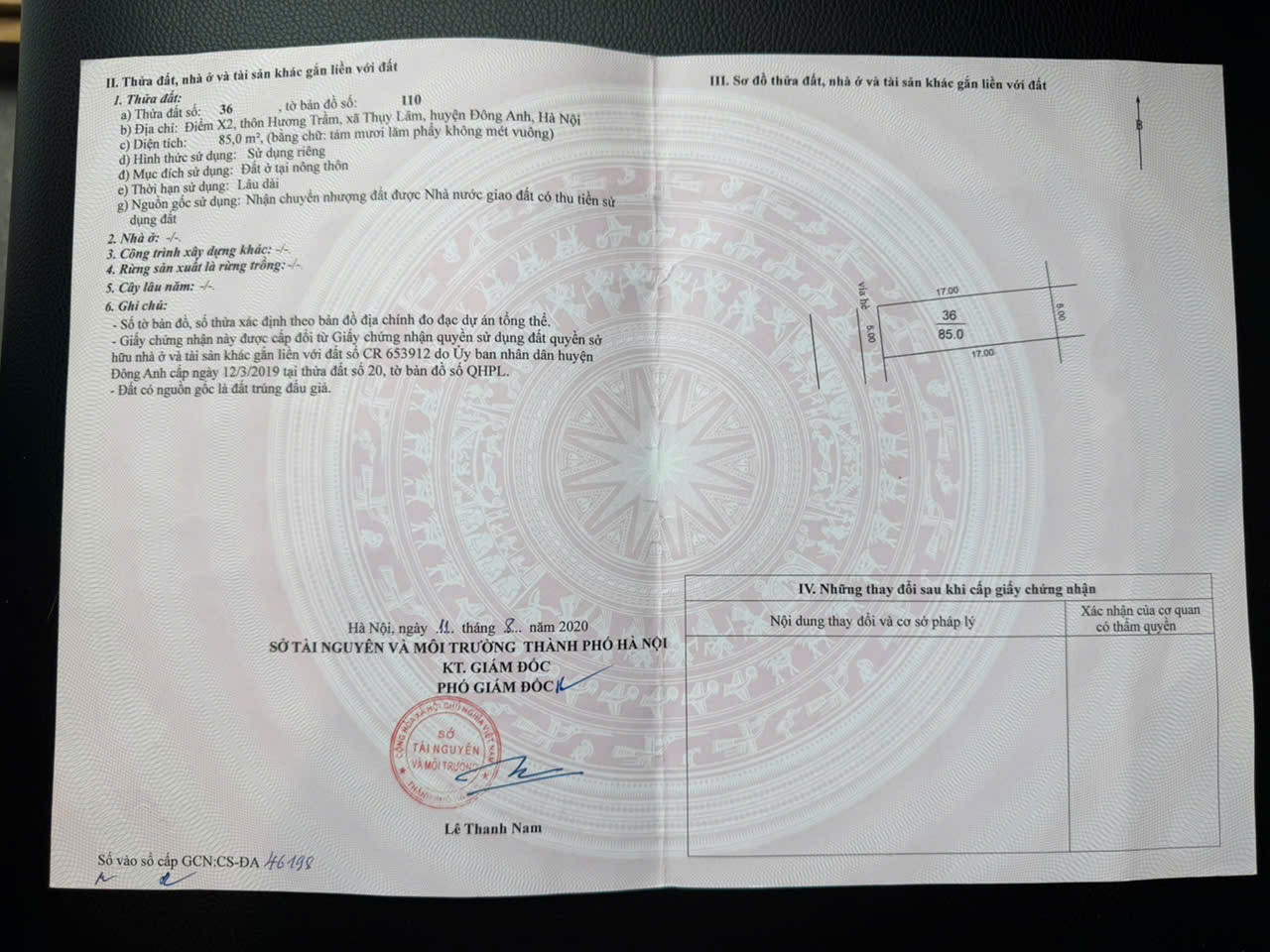 Bán đất đấu giá x2 Hương Trầm Thư Lâm đường rộng 3 ô tô tránh vỉa hè đẹp kinh doanh tốt