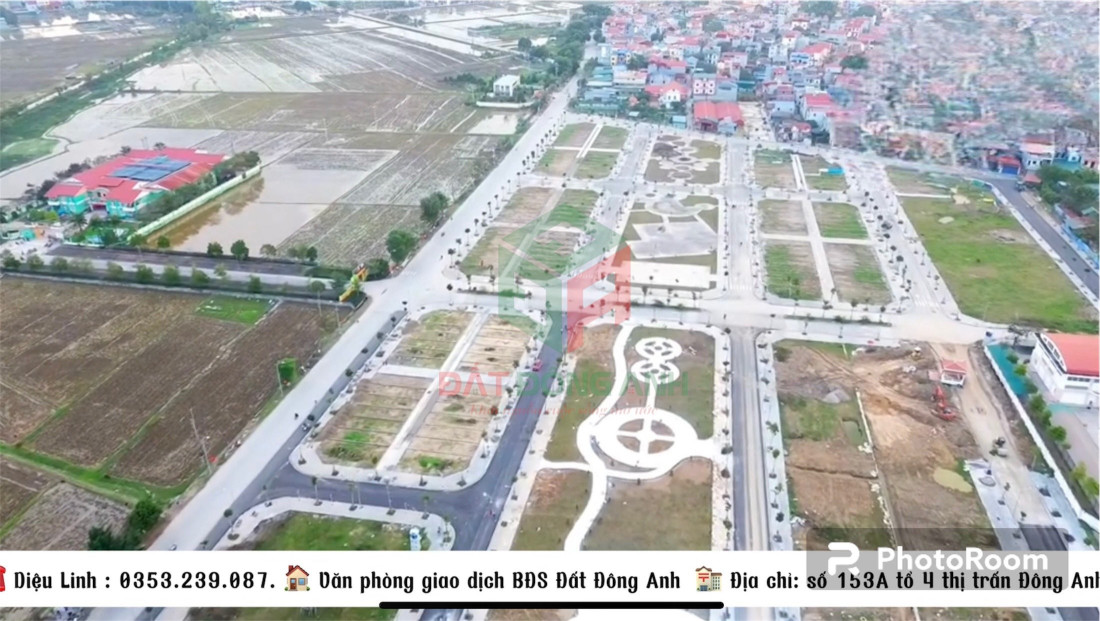 Đấu Giá Thuỵ Lâm,Đông Anh  đất ở đô thị giá 7X