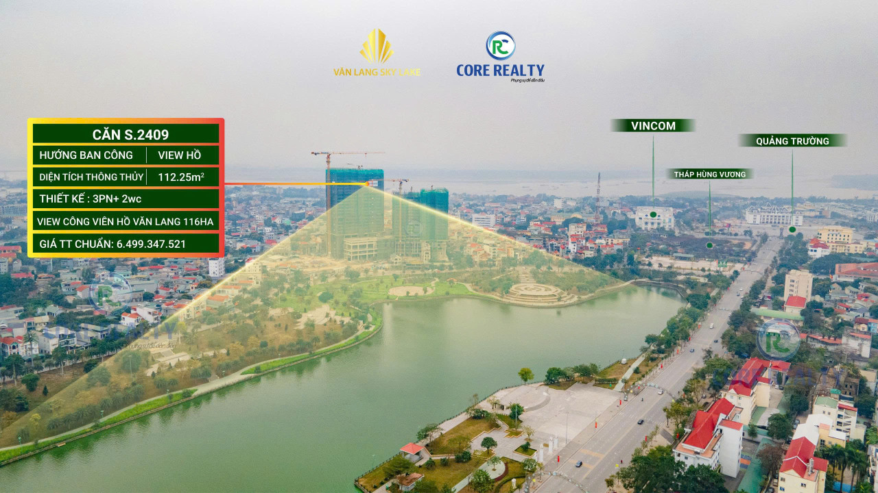 Căn Hộ 3PN View Hồ Văn Lang Duy Nhất Tại The Sky – Sở Hữu Ngay Vị Trí Kim Cương!
