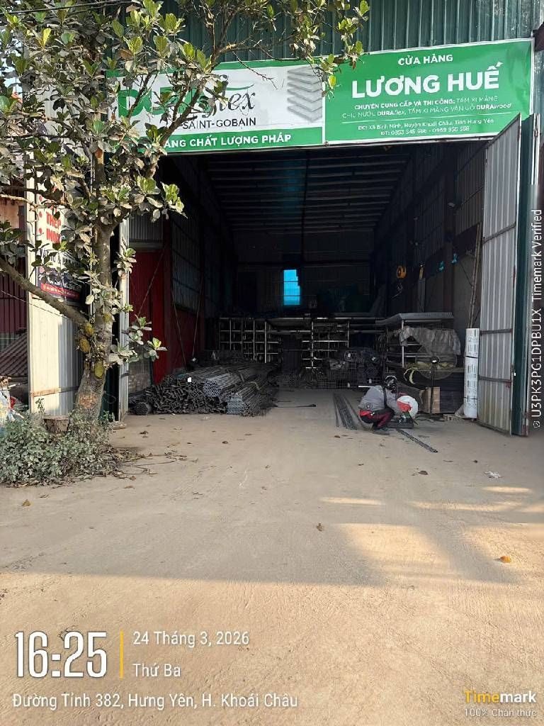 BÁN 191,5M2 FULL THỔ CƯ NGANG 8 MẶT ĐƯỜNG TỈNH 379 BÌNH MINH KHOÁI CHÂU GIÁ 12,6TỶ