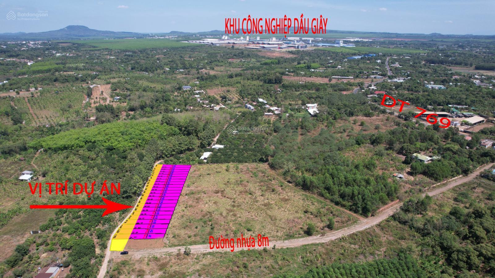 Bán đất Dầu Giây sổ riêng thổ cư 100% , cách KCN Dầu Giây 2km