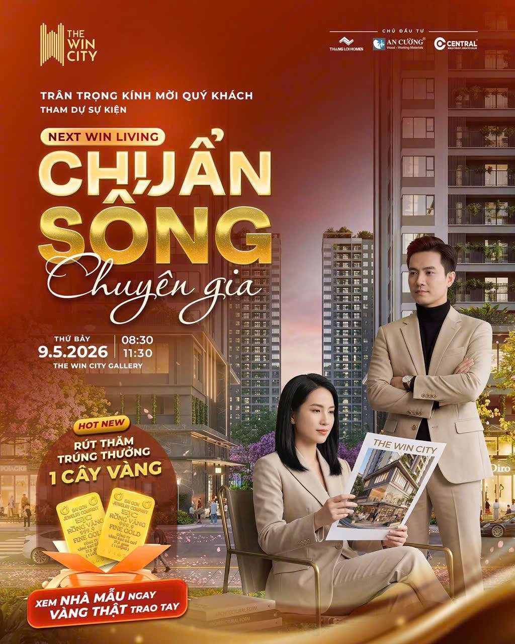 THANH TOÁN 150 TRIỆU - SỞ HỮU NGAY CĂN HỘ THE WIN CITY - SỔ HỒNG RIÊNG