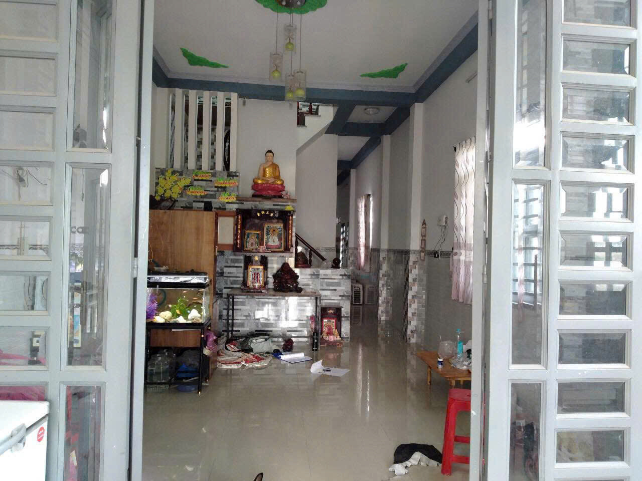 Nhà 2 mặt tiền đường nhựa hẻm Tỉnh Lộ 15, xã Tân Thạnh Đông dt 100m2 1 lầu 3pn 2wc giá 2,29 tỷ