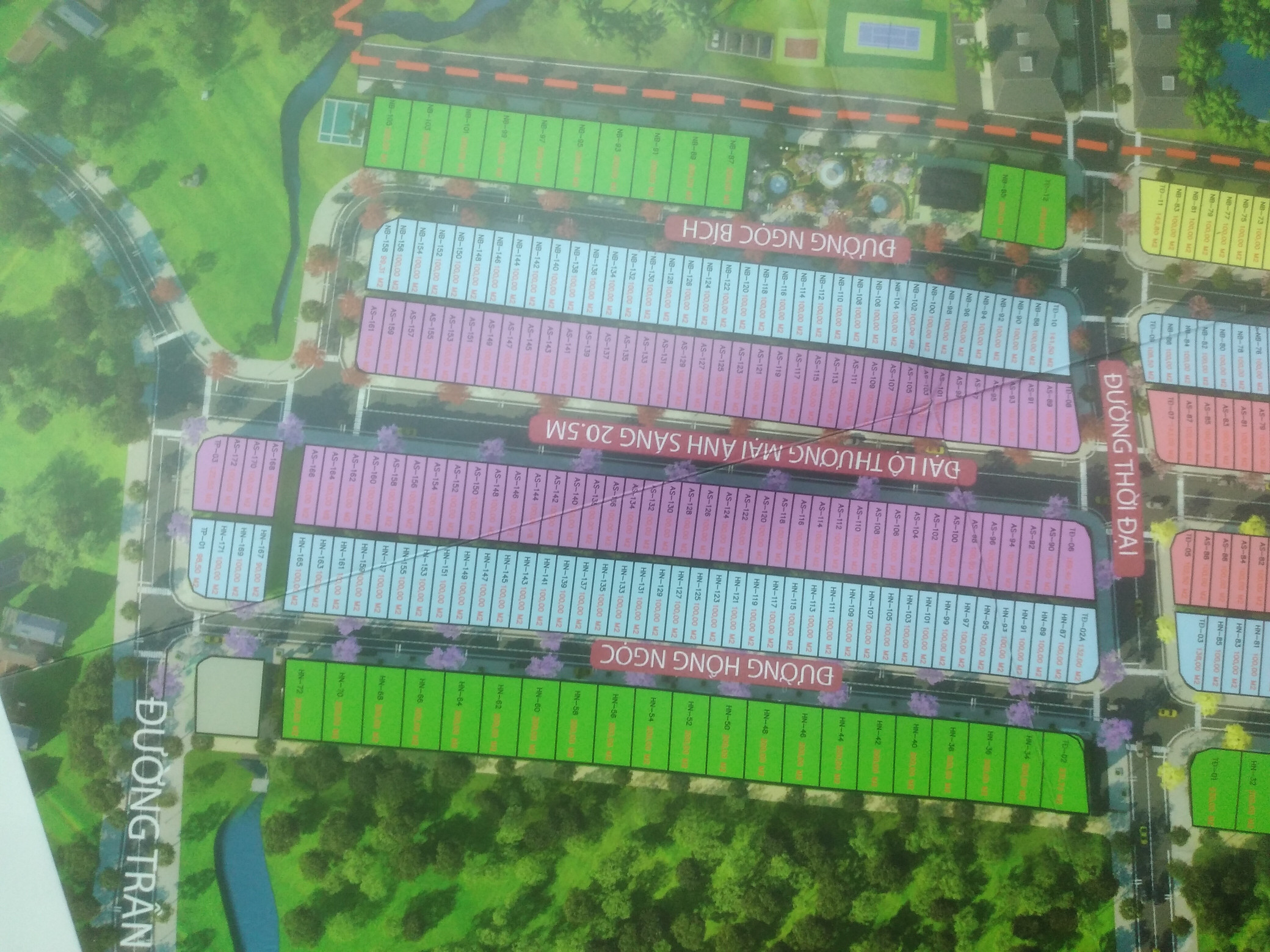Bán đất 100m² , giá 1 tỷ, dự án TNR Stars City Yên Thế 