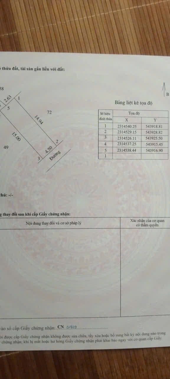 67,2 m thôn phi liệt liên nghia văn giang Hưng Yên