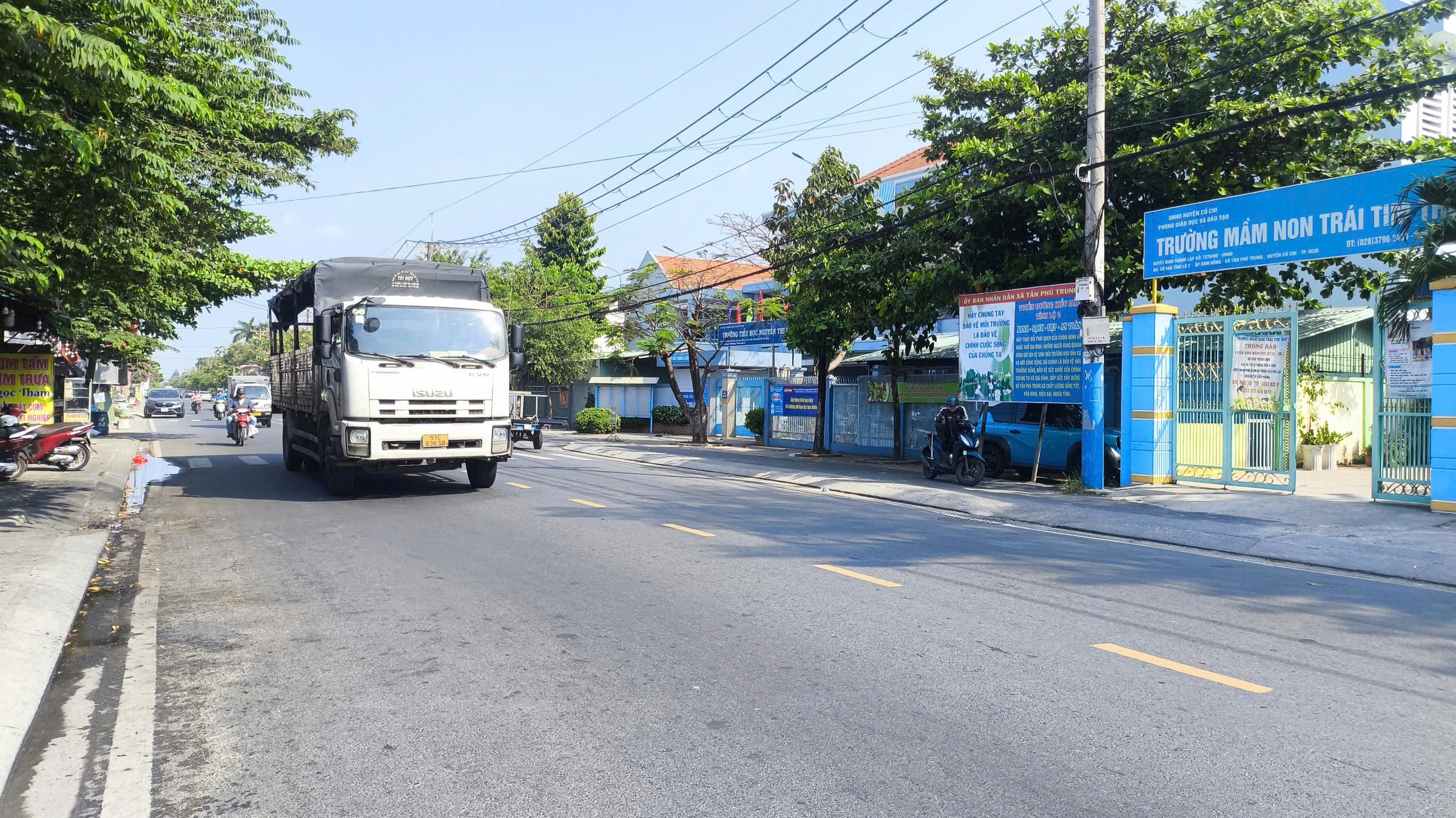 Đất mặt tiền tỉnh lộ 2 nằm ngay trung tâm Củ Chi TP HCM DT 6x19m full thổ xây nhà ngay