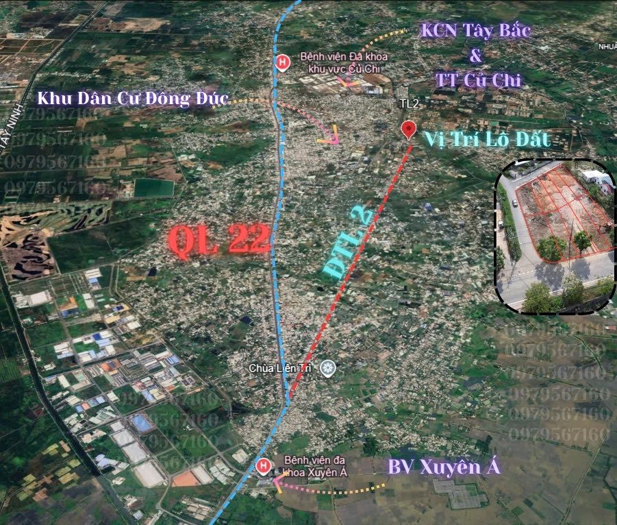 Đất nền mặt tiền Tỉnh Lộ 2, Củ Chi - Cơ hội đầu tư tốt