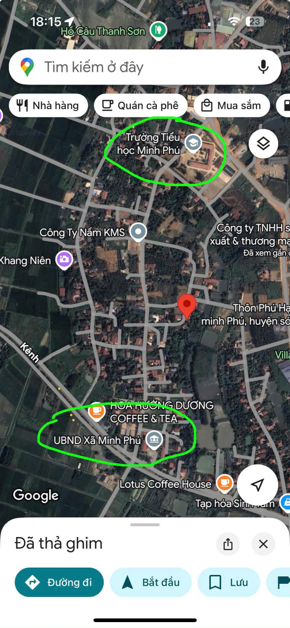 Bán đất 100m² ngang 5m giá 2.35 tỷ tại Xã Minh Phú Huyện Sóc Sơn