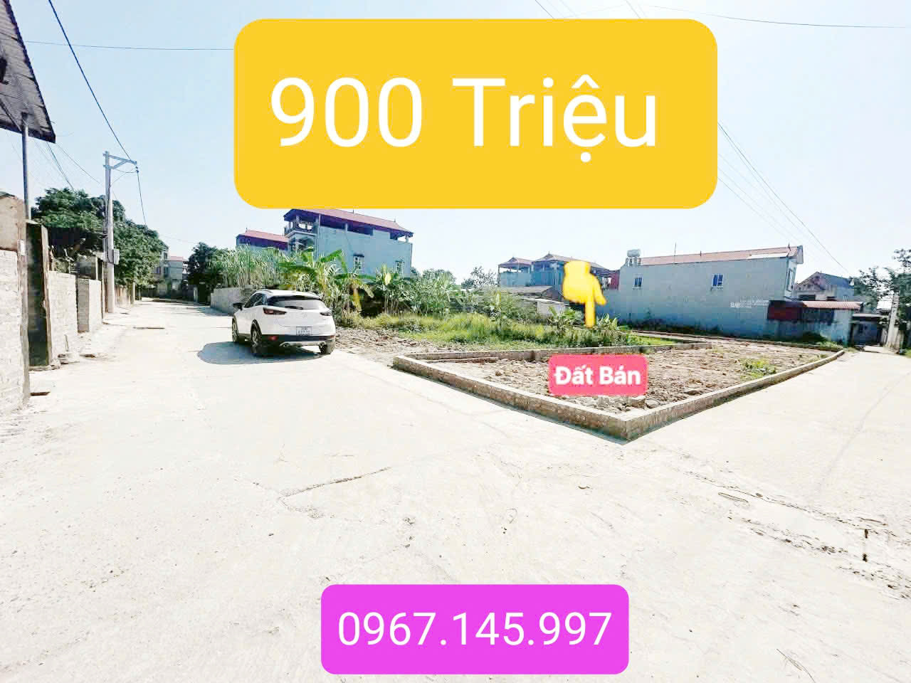 Bán đất Sóc Sơn Hà Nội 100 mét Full thổ cư 900 triệu sẵn sổ đỏ