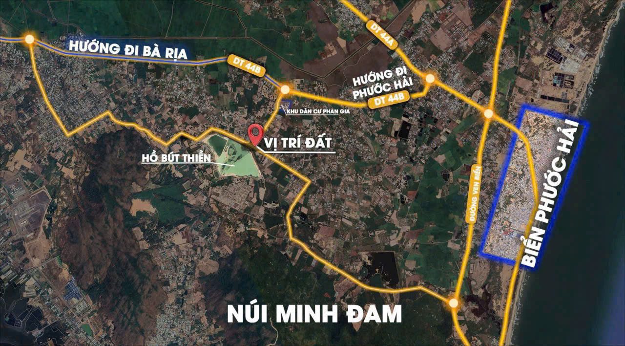 Chủ cần tiền bán gấp lô đất full thổ cư giá bằng lúc mua ngay xã Phước Hải BRVT chỉ với 1,35 tỷ còn tl