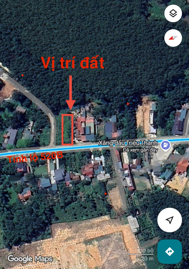 Bán Đất Mặt Đường Tỉnh Lộ 520B Diễn Hòa Hợp Thành Triệu Sơn Thanh Hóa