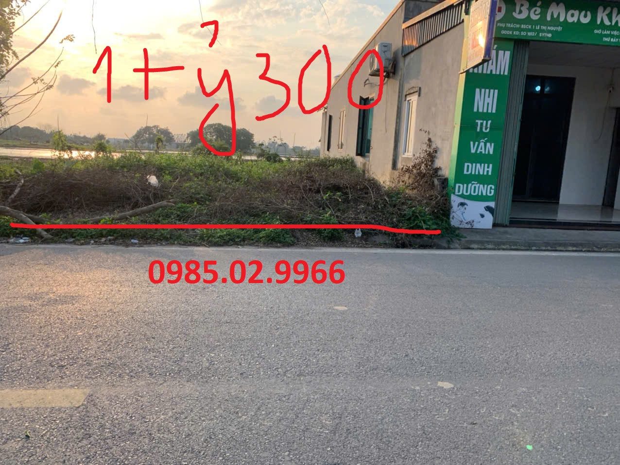Bán Gấp Lô Đất Vsip 120 M, MT 6M Gía Nhỉnh 1 Tỷ