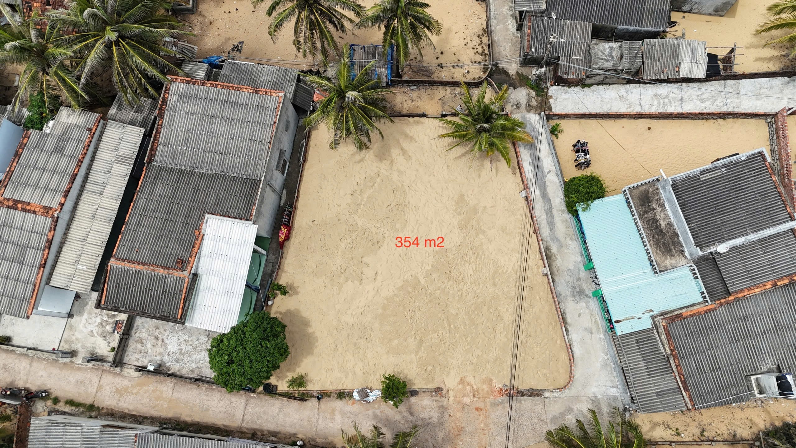 Bất động sản biển Bình Định 350m2 3mặt tiền đường. Phù hợp xây dựng homestay