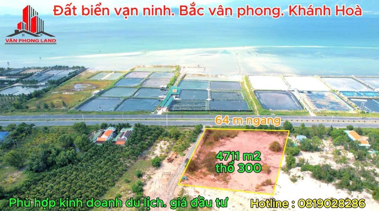 Đất biển vùng kinh tế bắc vân phong khánh Hòa.