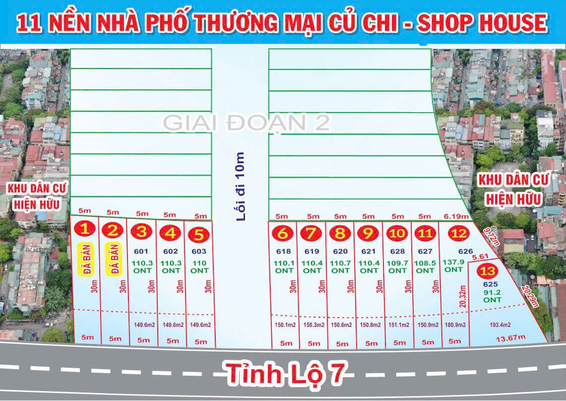 Bán đất 150m² ngang 5m giá 2.1 tỷ Xã An Nhơn Tây