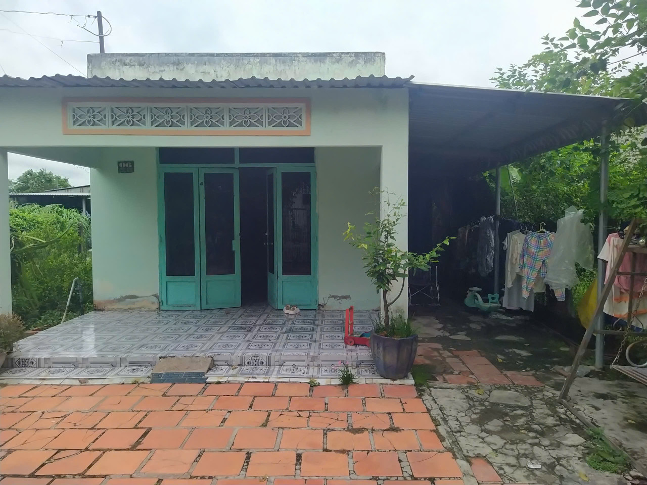 Bán đất Củ Chi, lô đất đường nhựa 1 sẹc Tỉnh Lộ 7, diện tích 923m2, có 36m2 thổ cư, xã Phước Thạnh