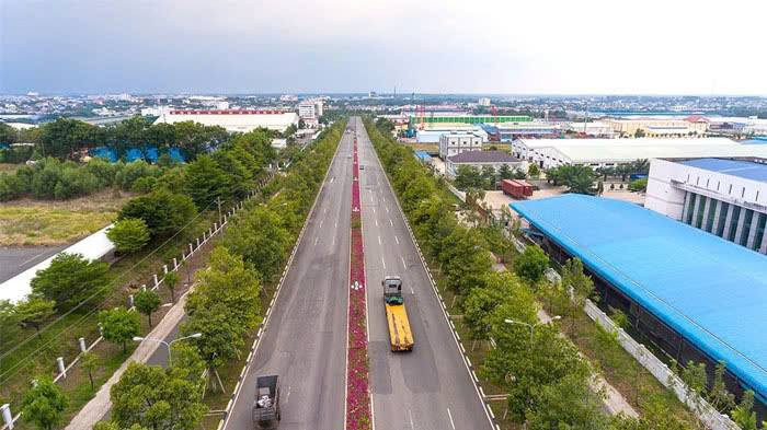 Mặt tiền Đường nhựa trừ văn thố bàu bàng.Bình Dương.