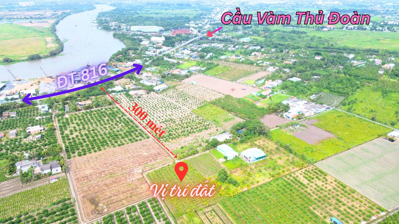 💥💥 Đất làm nhà vườn-Bình Đức, Tây Ninh(Bến Lức, Long An)