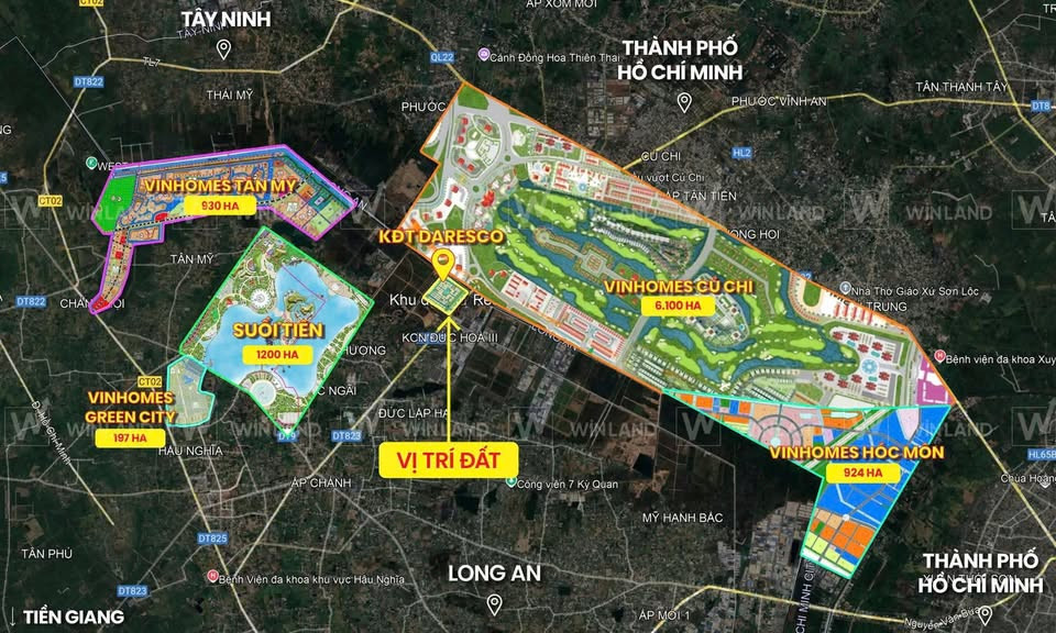 NGỘP BÁN LẠI ĐỨC HÒA 3 KDC DARESCO , GÓC 2 MẶT TIỀN 142M SHR công chứng ngay
