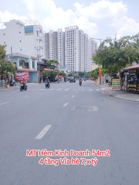 Hiếm Khu Tô Hiệu  56m - 4 tầng  HXH 10m Kinh Doanh - Tân PHú