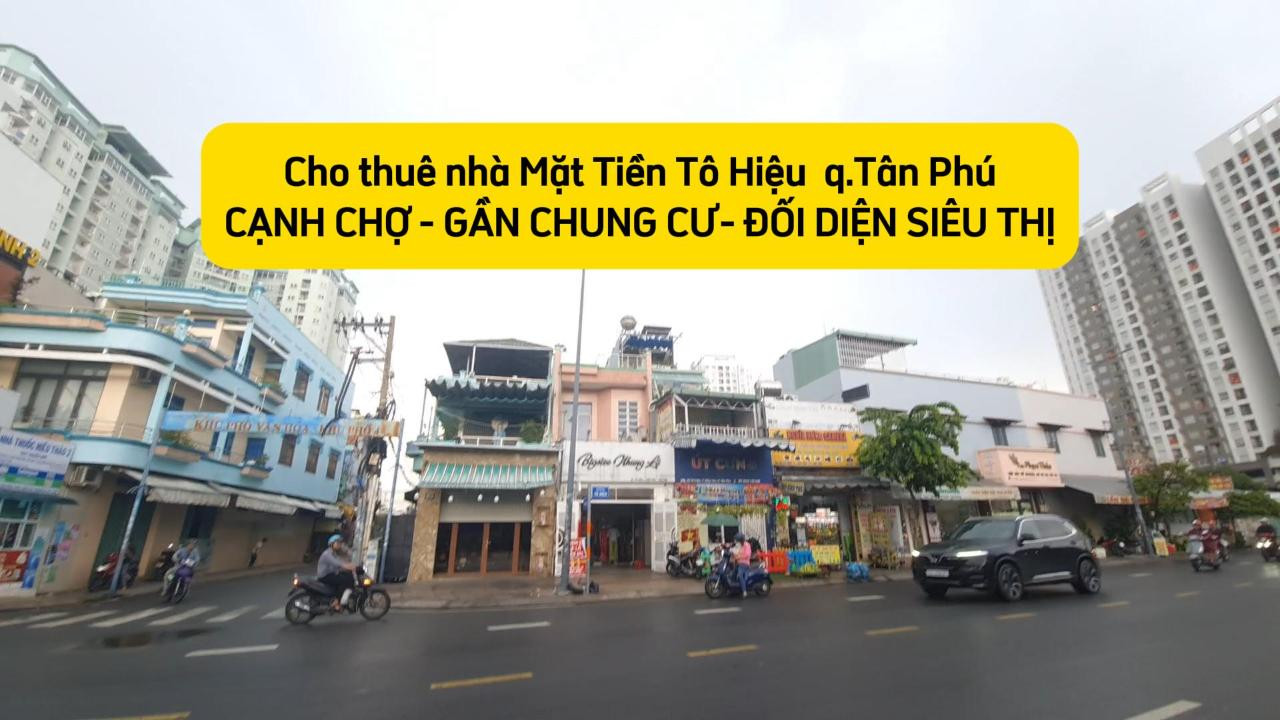 Cho thuê nhà mặt tiền Tô Hiệu 125m², 1Lầu - NGANG 5M- GẦN CHUNG CƯ