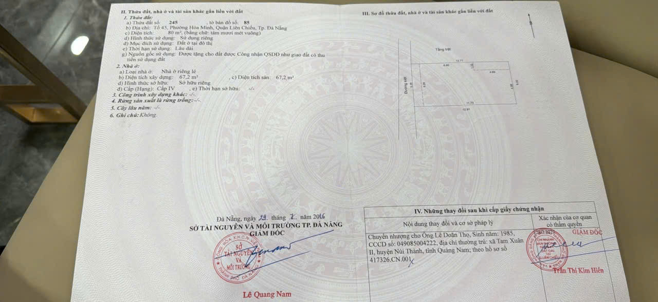 📌📌📌LÀM VIỆC TRỰC TIẾP GIÁ TỐT !!! Bán đất kiệt 192 Tô Hiệu, Hòa Minh