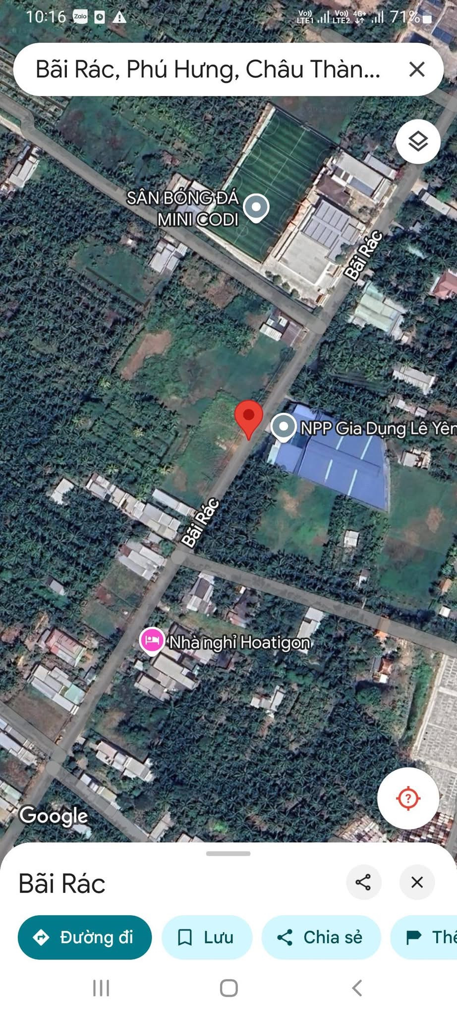Bán đất đất MT đường nhựa TP. Bến Tre giá 2 tỷ 500/1000m2