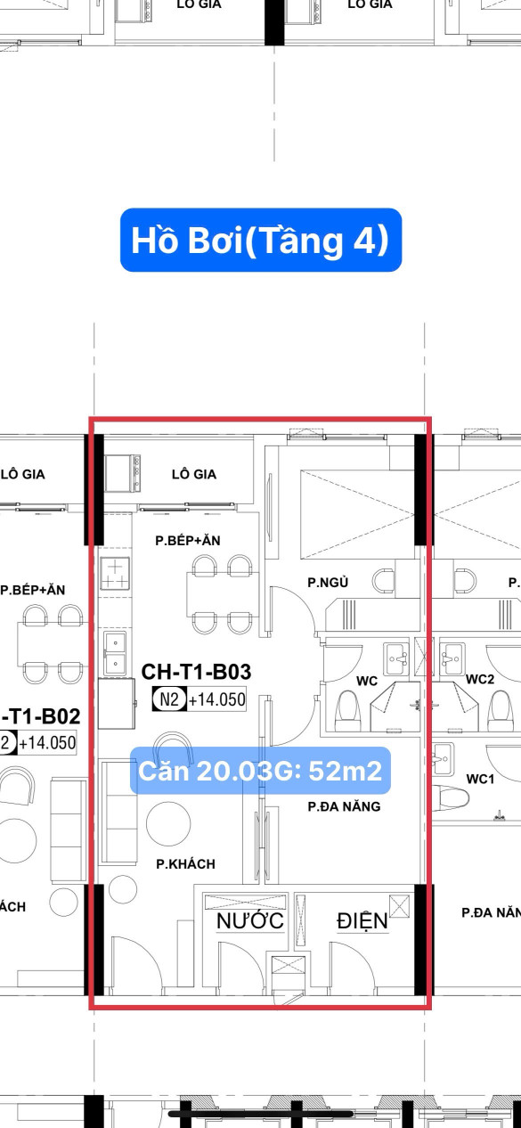 CHÍNH CHỦ SANG NHƯỢNG HỢP ĐỒNG CĂN HỘ CAO CẤP DỰ ÁN THIÊN QUÂN MARINA PLAZA 60m2-2PN