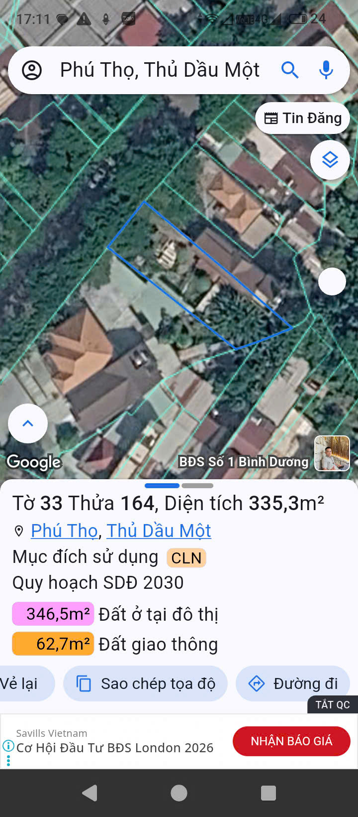 Lô Vip ngay Mt Trần Bình Trọng (phường Thủ Dầu Một-TP.HCM),xung quanh chợ, trường học, quán ăn, cafe