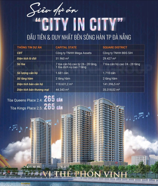 Capital Square, căn hộ view sông ngay cầu sông Hàn, cạnh Vincom. Mở bán đợt đầu chiết khấu đến 17%