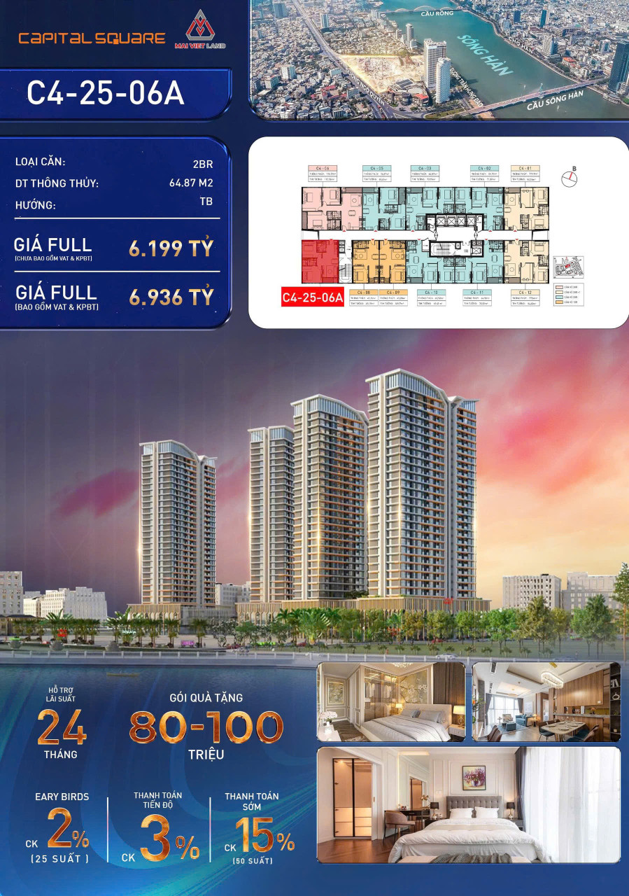 🏢 Capital Square – Chuẩn sống hiện đại giữa trung tâm Đà Nẵng!